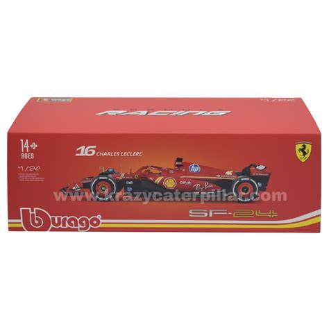Bburago: Formula 1 2024 Ferrari SF24 #16 Clarles Leclerc - 1:24 – Krazy ...