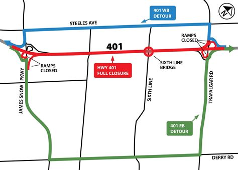 Road Closure: Highway 401 | FM101 Milton Now