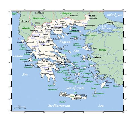 Map of Greece | Greece | Europe | Mapslex | World Maps