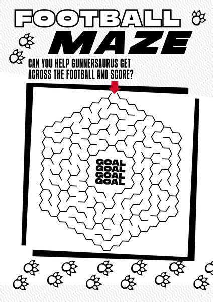 Print-Out Activity Pack #1 | News | Junior Gunners | Arsenal.com