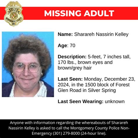 Concern for Missing Adult | Montgomery County, MD