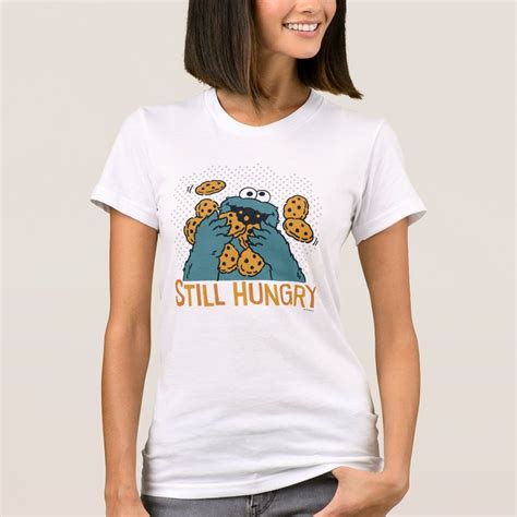 Sesame Street | Cookie Monster - Still Hungry T-Shirt | Zazzle | Sesame ...