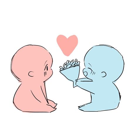 Pose de chibis cute | Drawing base, Chibi drawings, Drawing bases