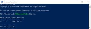 Image result for Check PowerShell Version
