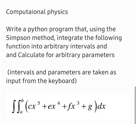 Computed Physics Python 的图像结果