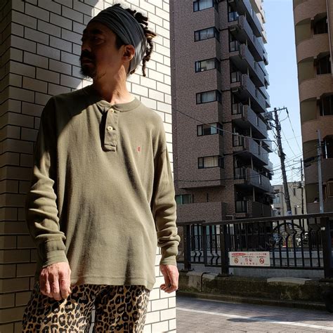 "Ralph Lauren" L/S Henley Neck Top | Dron-pa -古着屋-