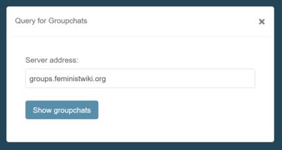 Help:Chat - FeministWiki