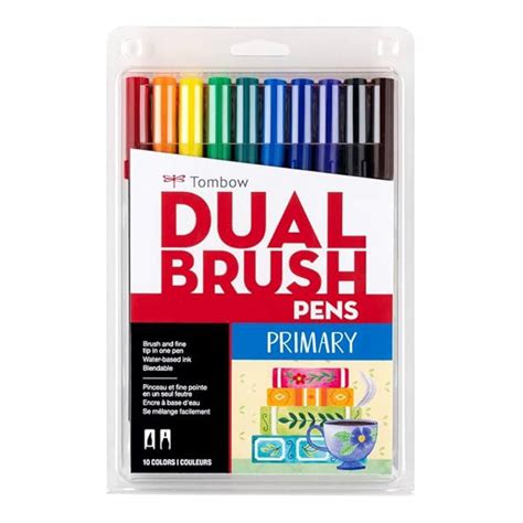 Dual Brush Pens - Set of 10 – PAPERQUIRKS STATIONERY