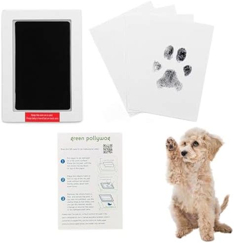 Green Pollywog - Extra-Large Clean Touch Inkless Ink Pad for Pets, Dogs ...