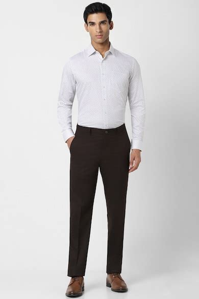 Buy Men White Slim Fit Check Full Sleeves Formal Shirt Online - 935958 ...