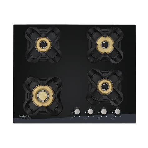 Hindware Tulip 4 Burner 65 cm Built In Hob with Toughened Glass ...