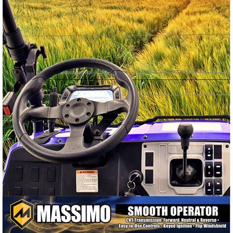 Massimo Tboss 410X 4WD 352cc Golf Cart UTV Blue in the UTVs & Golf ...