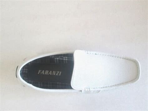 Buy Faranzi F4644 Men's White Driving shoes Loafers Slip-On Moccasin ...