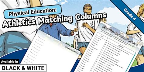 Gr4 PE–Athletics Matching Columns–Activity Sheet(CAPS Aligned)