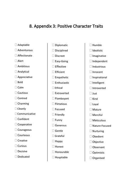 Image result for Positive Disposition Traits