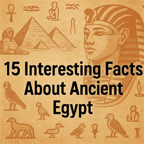 Fun Facts In Egypt
