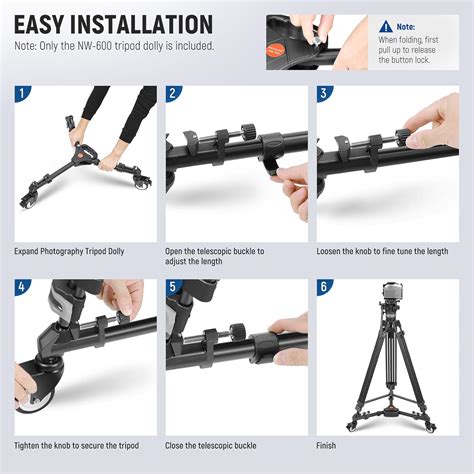 NEEWER Photography Tripod Dolly, Heavy Duty 50lbs India | Ubuy