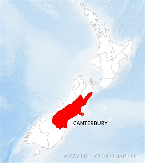 Canterbury Maps, NZ