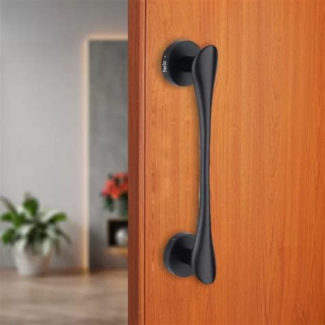 Black Finish 8 Inch Door Handles For Main Door