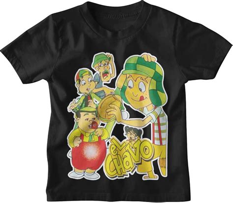 Buy Chavo del Ocho Kids Shirt Don Ramon Chilindrina Kiko Torta ...