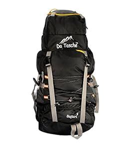 Buy Da Tasche New Safari 60L Black Rucksack at Amazon.in