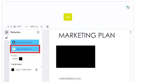 Image result for Redact a PDF File