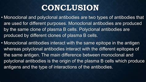 Monoclonal vs Polyclonal antibodies | PPTX