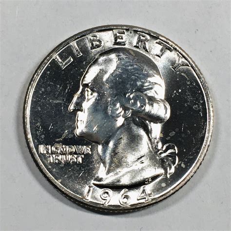 1964-D/D REPUNCHED MINT MARK Silver Washington Quarter | Property Room
