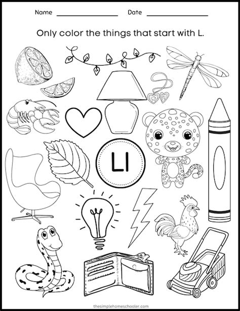 L Blend Word Lists For Kids
