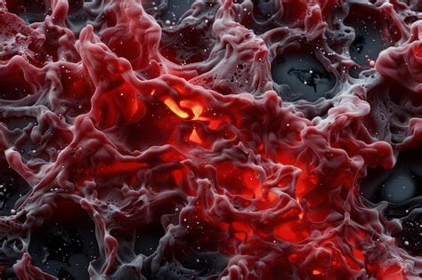 Vibrant abstract cellular structure | Premium AI-generated image