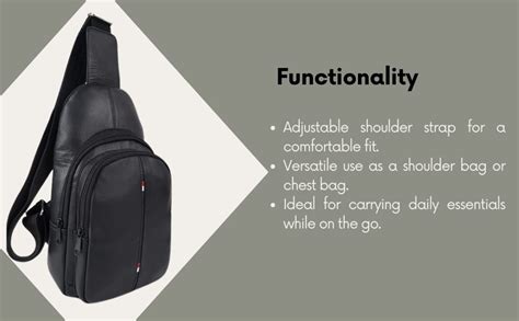 CIMONI Premium Genuine Leather Cross Body Bag Outdoor Small Shoulder ...