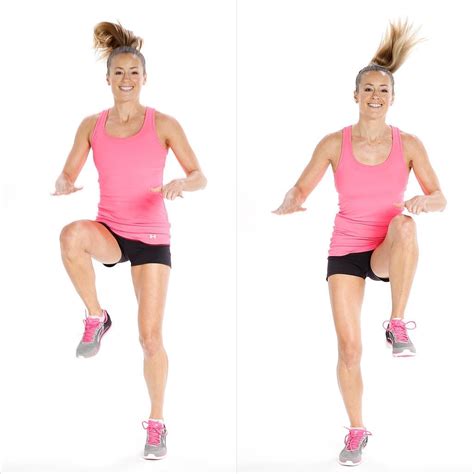 High Knees | Workout For Fat Loss | POPSUGAR Fitness UK Photo 14
