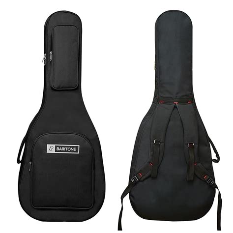 Baritone Polyester Premium Soft & Heavy Padded Acoustic Guitar Carrying ...