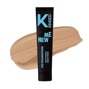 Buy KINDED New Me HD Foundation with Oil Based Creamy Formula for Face ...