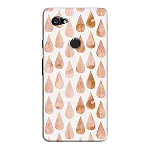 The Cover Studio - Brown dropsPixel 2 XL Hard Case : Amazon.in: Electronics