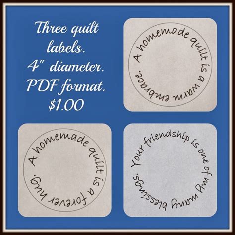 Image result for Examples of Quilt Labels