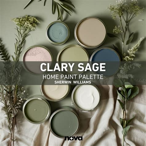 Clary sage sherwin williams paint palette whole house color palette ...