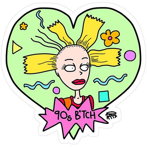 Rugrats Cynthia Doll Sticker | Rugrats, Cynthia rugrats, Cartoon sketches
