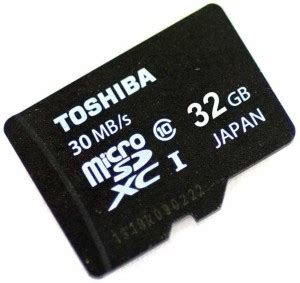 TOSHIBA To-MiUHS1Cl10-R30-32GB 32 GB MicroSD Card Class 10 Memory Card ...