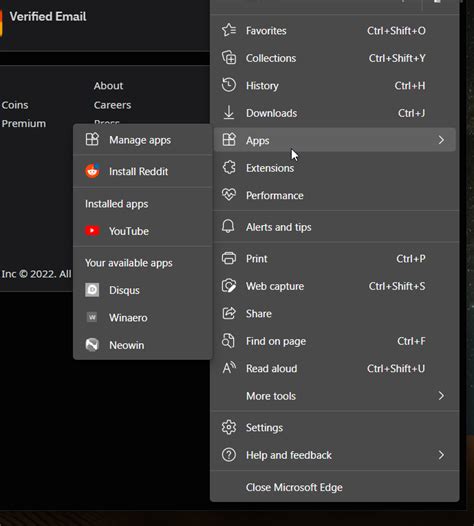 Edge WebView2 Features 的图像结果