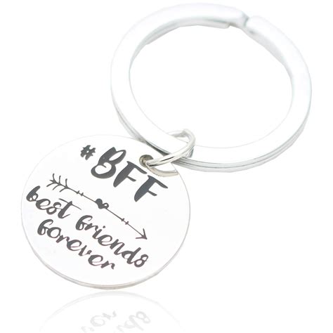 Best Friend Keychain for Women, BFF Best Friends Forever Keychain Cute ...