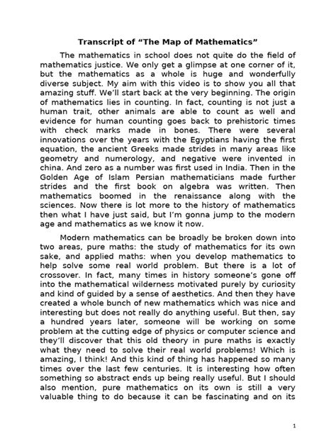 Map of Mathematics 的图像结果