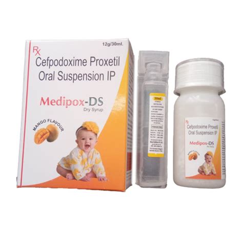 MEDIPOX-DS (WITH WATER) Dry Syrup Medivista Lifesciences Pvt. Ltd.