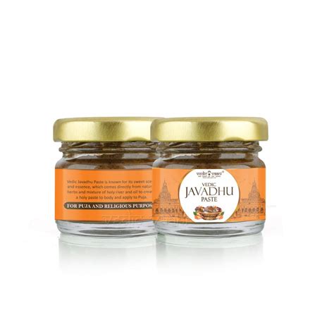 Vedic Vaani Natural Divine Aroma Scented Javadhu Tilak Pooja Paste for ...