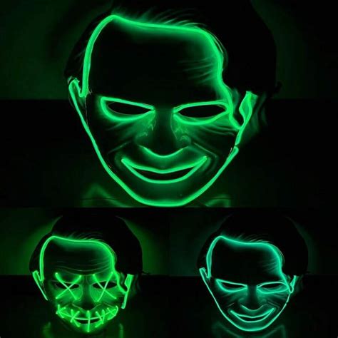 LED Light Up Mask 的图像结果