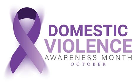 Domestic Violence awareness month. background, banner, card, poster, template. Vector ...