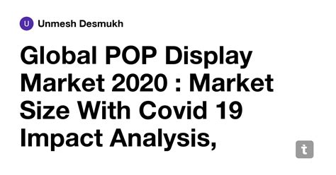 Global POP Display Market 2020 : Market Size With Covid 19 Impact ...