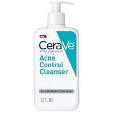 CeraVe Acne Control Face Cleanser with 2% Salicylic Acid & Purifying ...