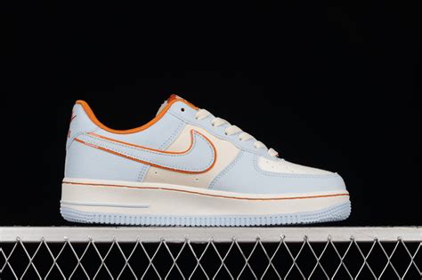 Nike Air Force 1 07 Low Orange Light Blue White 315122-662 - Air Force ...