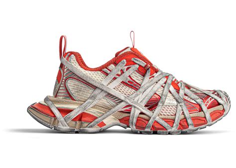 Balenciaga 3Xl Extreme Lace Orange Beige Distress – Kicks Machine